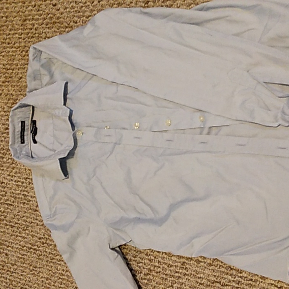 Lands End Button Down Dress Shirt